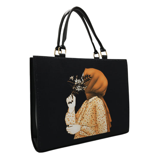 Anoor Tote Bag-Black