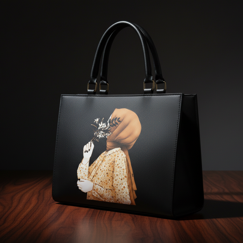 Anoor Tote Bag-Black