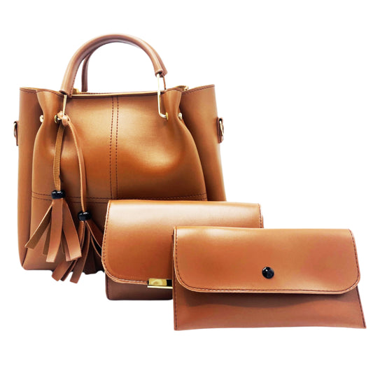 Charm 3 Piece-Camel Brown