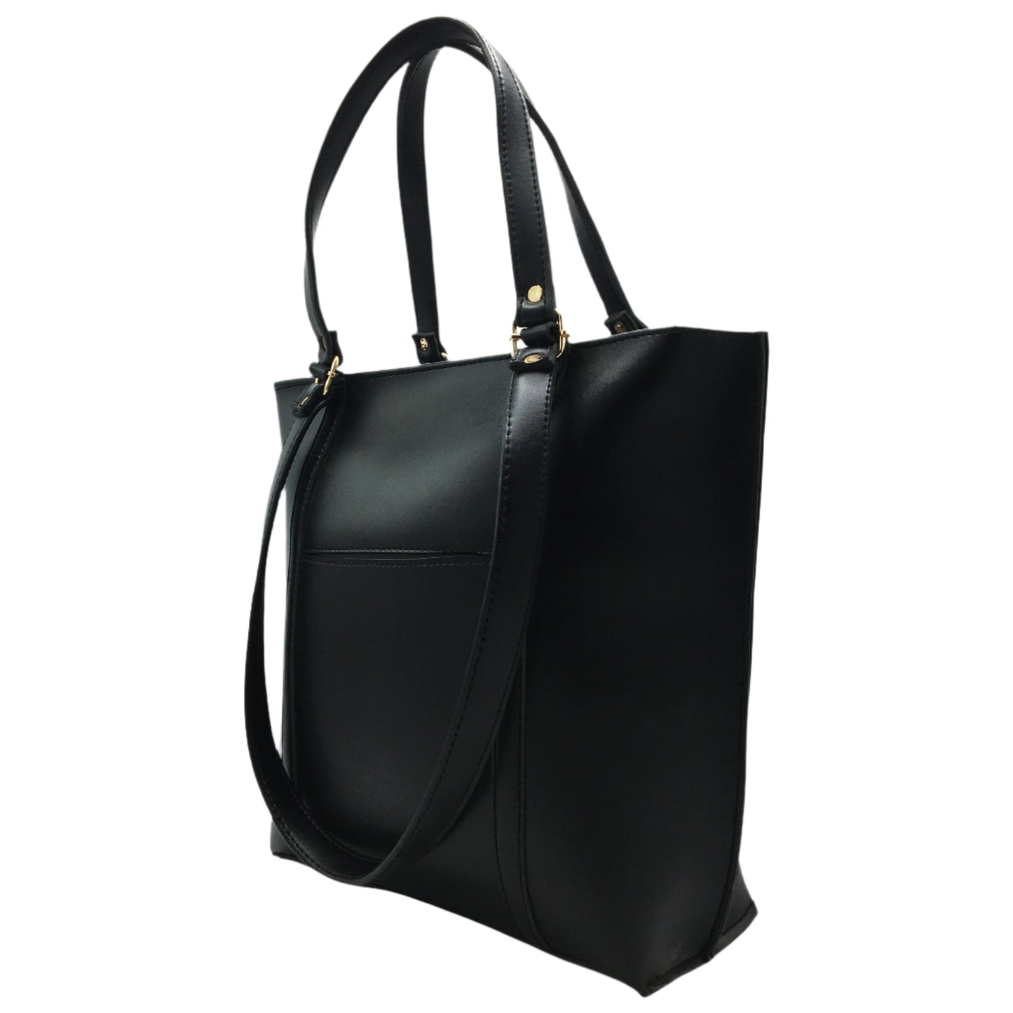 Enigma Double-Handle Tote-Black