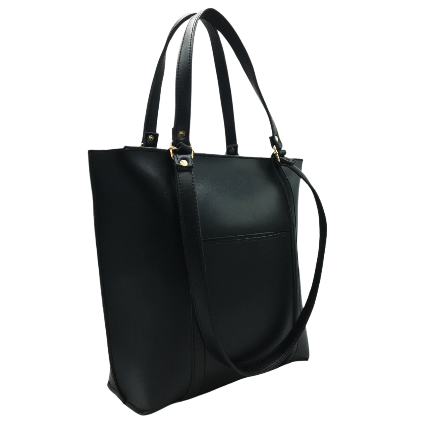 Enigma Double-Handle Tote-Black