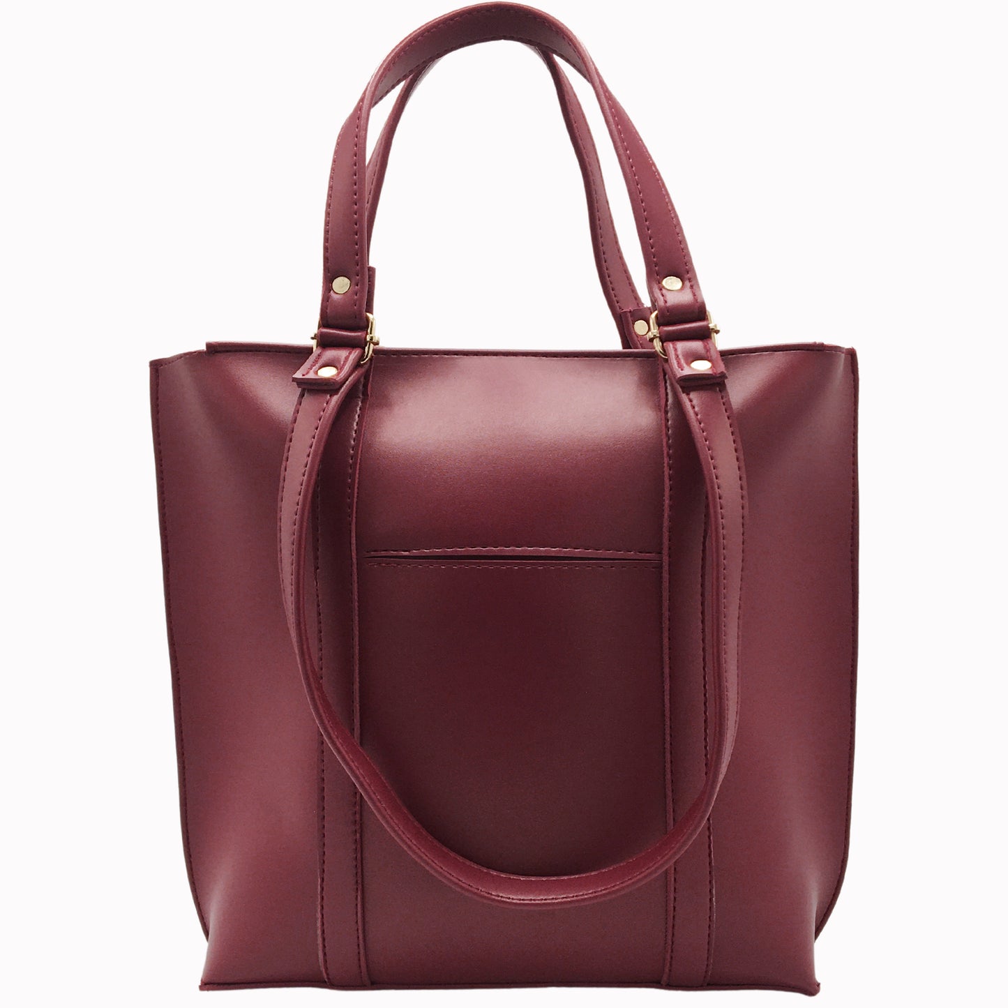 Enigma Double-Handle Tote-Red Wine