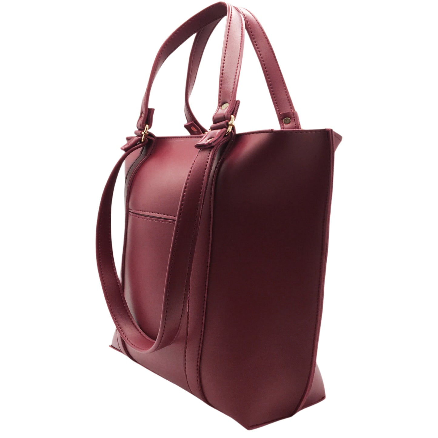 Enigma Double-Handle Tote-Red Wine