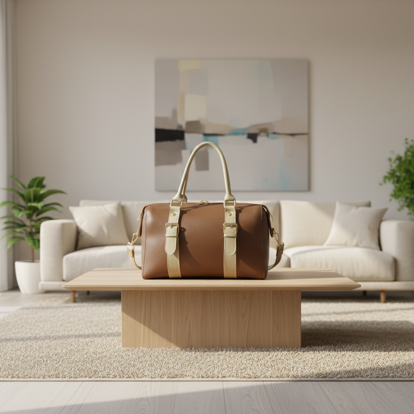 Duffel Bag-Camel Brown