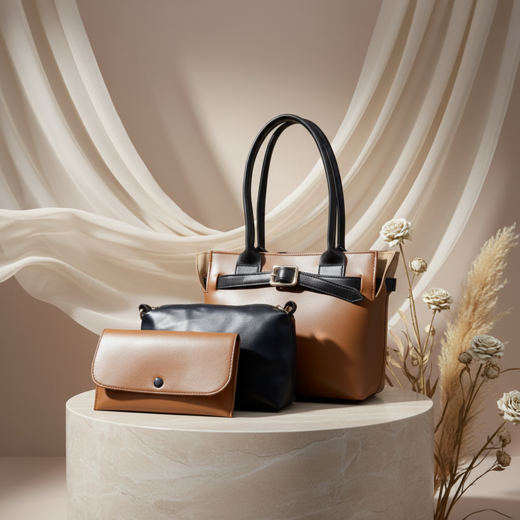 Nova 3 Piece-Camel Brown