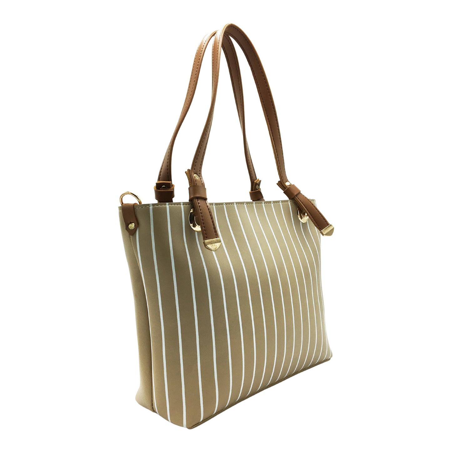 Line Tote-Soft Beige