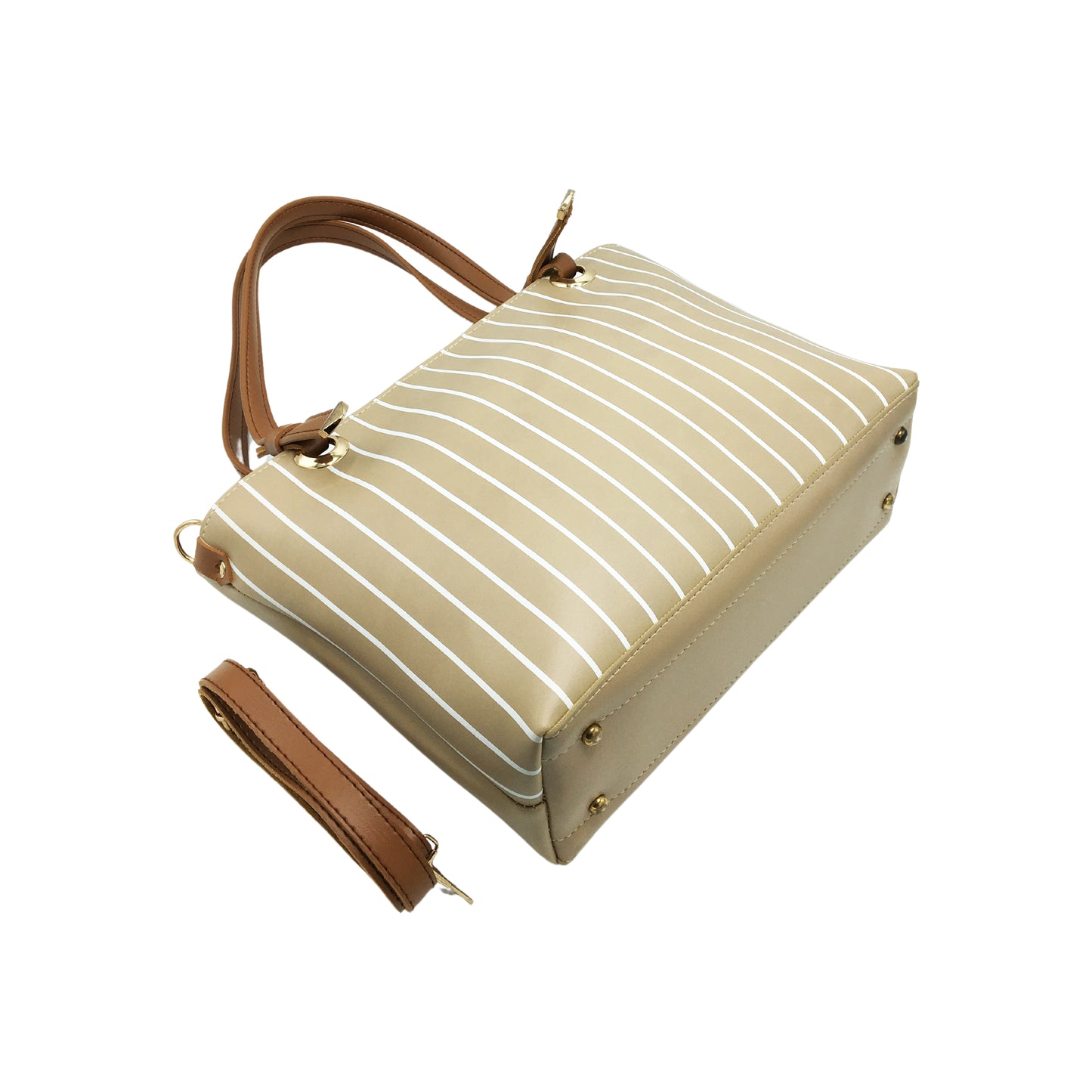 Line Tote-Soft Beige