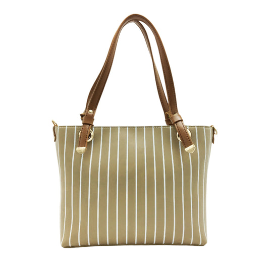 Line Tote-Soft Beige