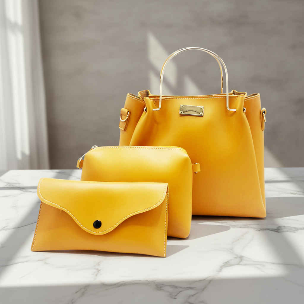 River 3 Piece-Tussock Yellow