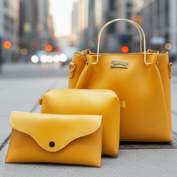 River 3 Piece-Tussock Yellow