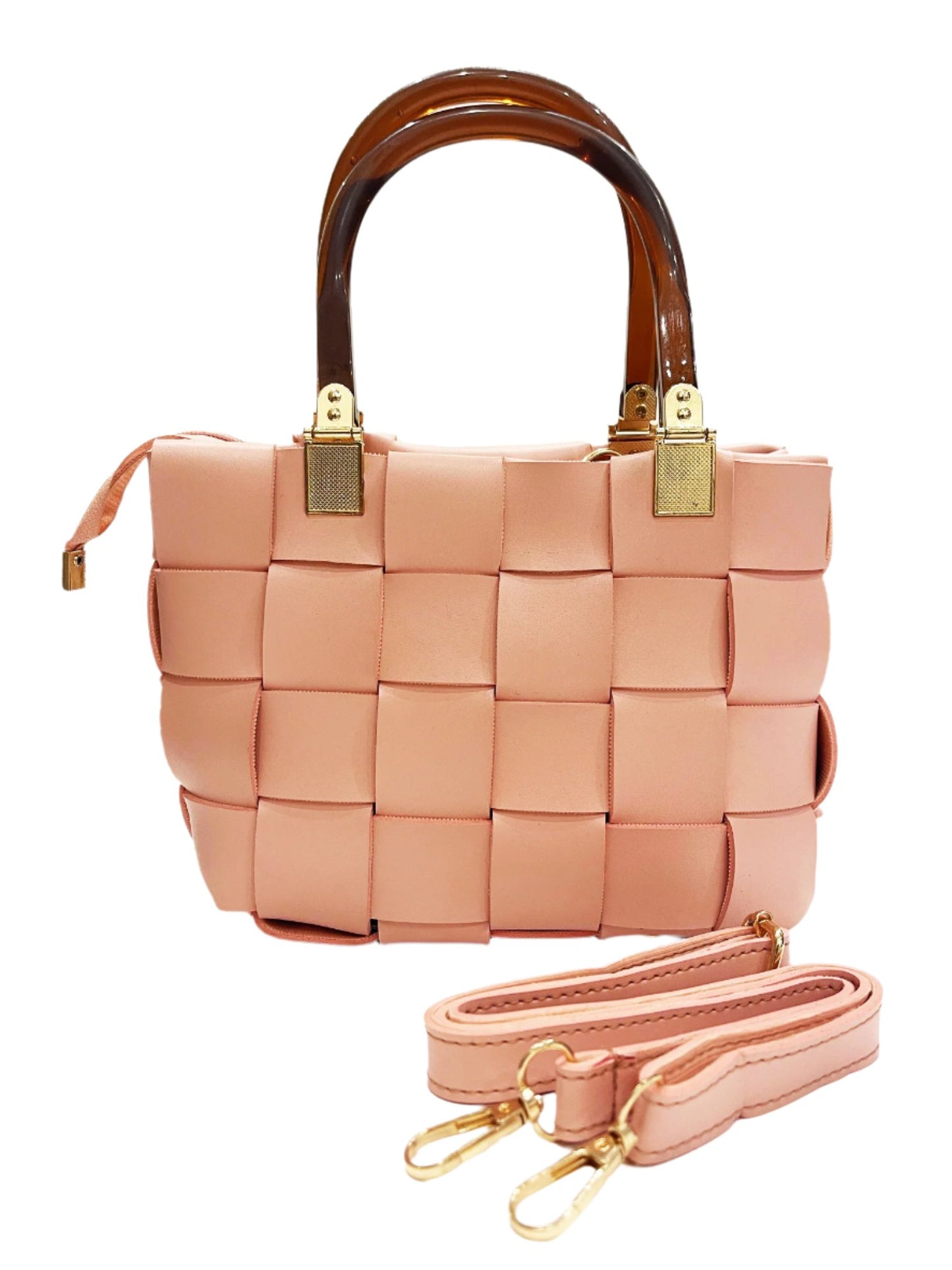 Woven-Blush Pink