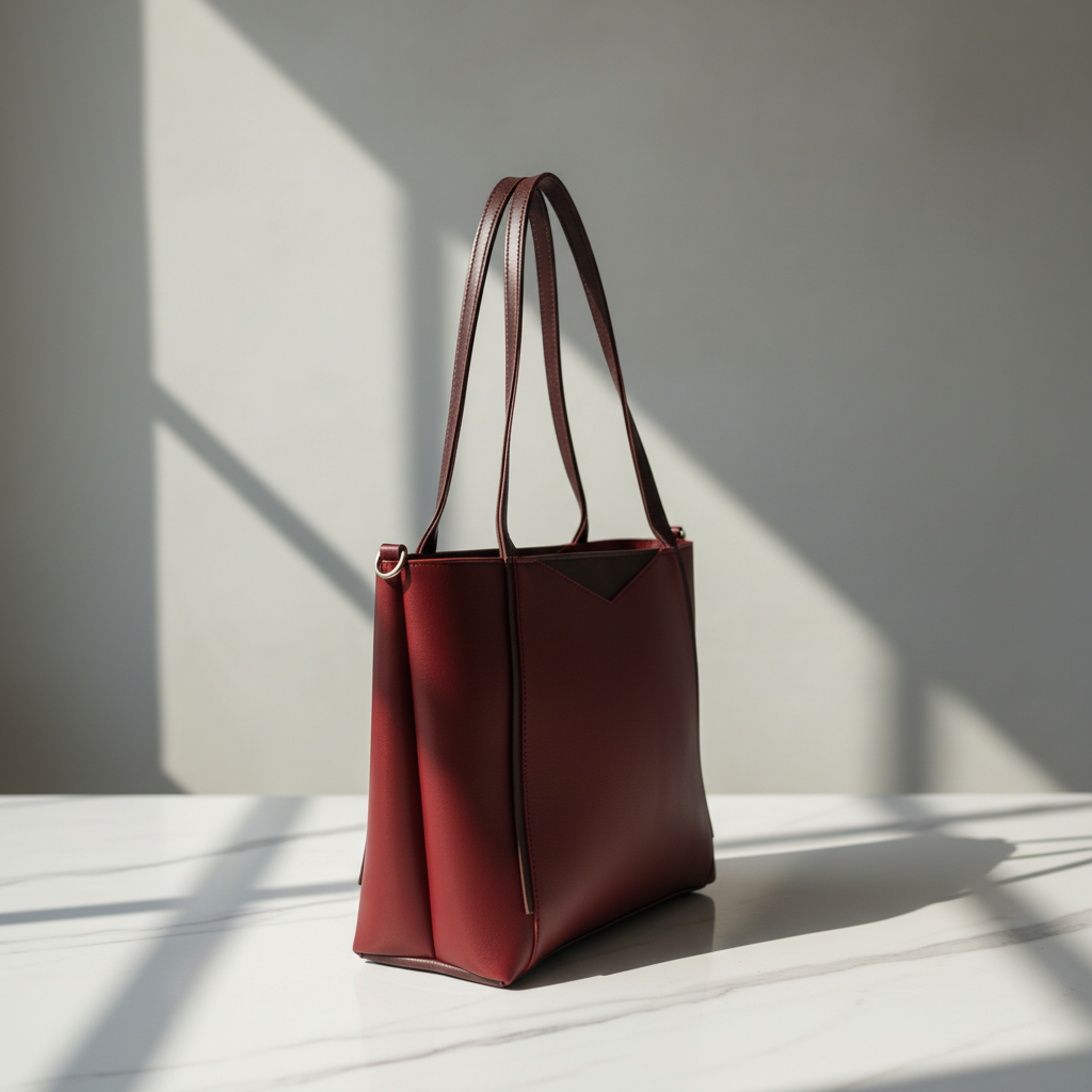Contour Tote-Red Wine