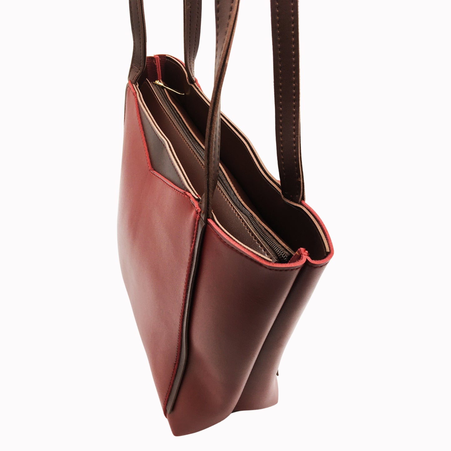 Contour Tote-Red Wine