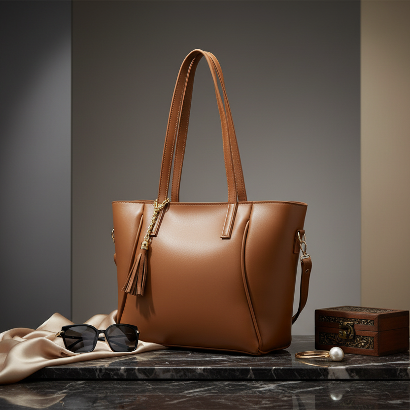 Imperial Tote-Camel Brown