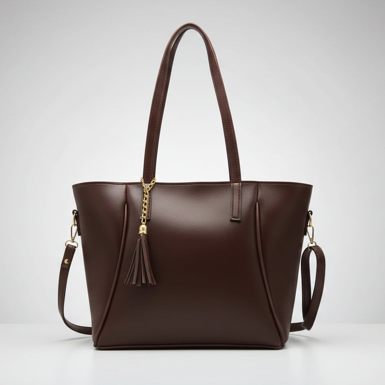 Imperial Tote-Chocolate Brown