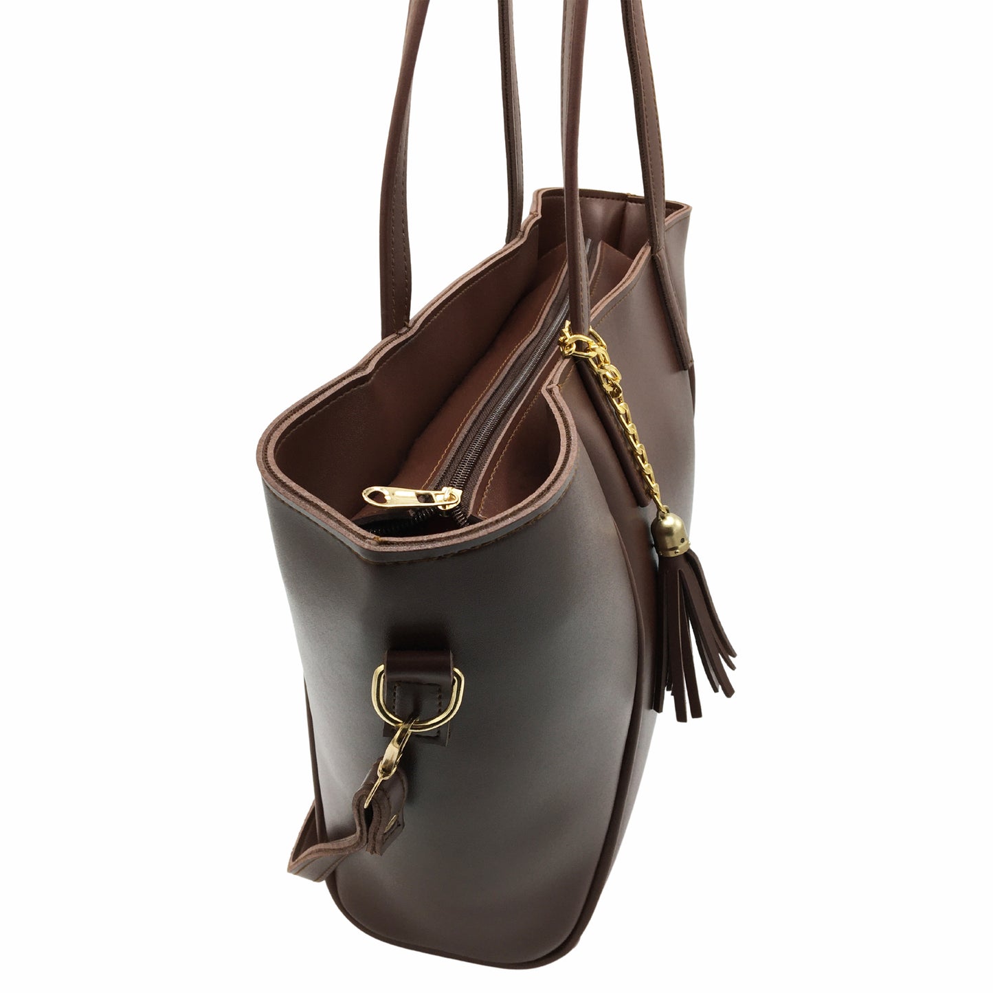Imperial Tote-Chocolate Brown