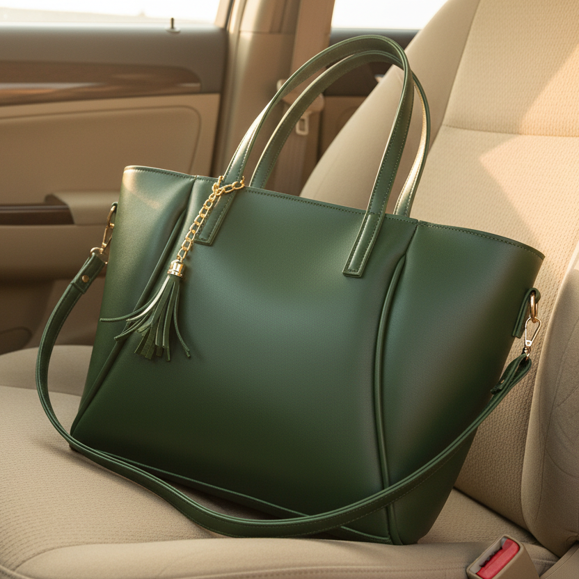 Imperial Tote-Kale Green