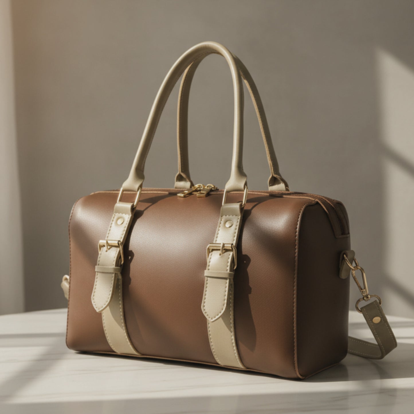 Duffel Bag-Camel Brown