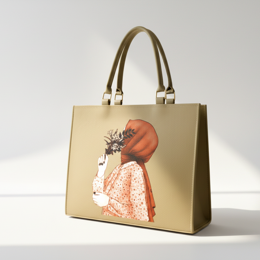 Anoor Tote Bag-Soft Beige