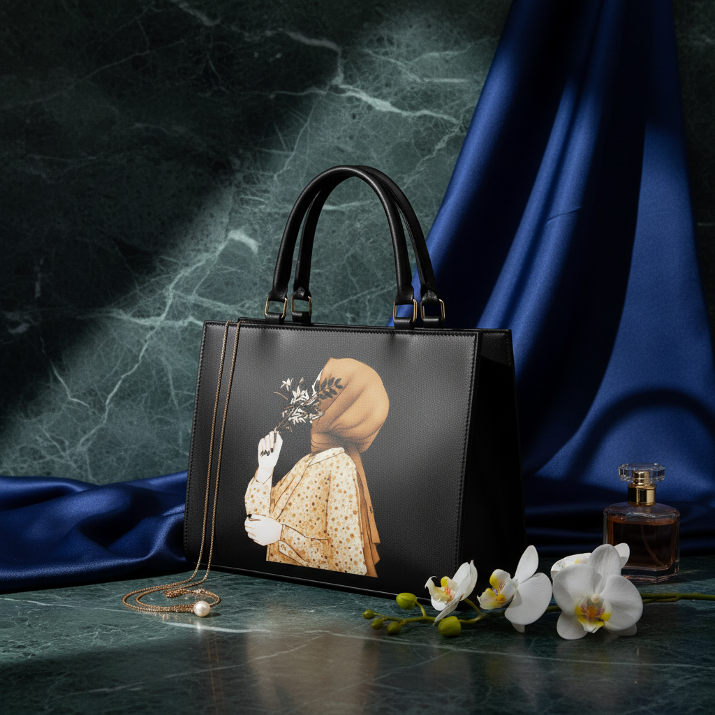 Anoor Tote Bag-Black